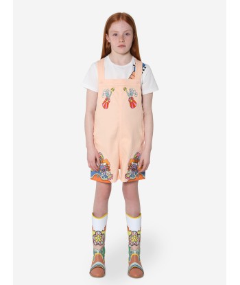 Stella McCartney Girls Short Dungarees in Pink Le MVP de beaucoup