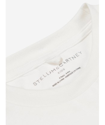 Stella McCartney Girls Logo Print T-Shirt in Ivory suggérées chez