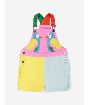 Stella McCartney Girls Bird Dungarees in Multicolour pas cher chine