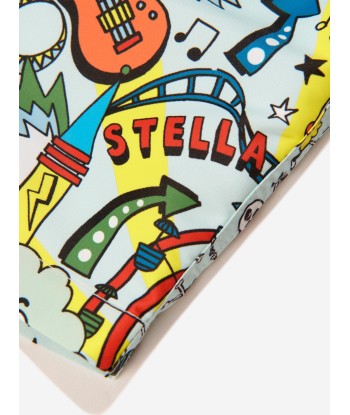 Stella McCartney Boys Illustrated Swim Shorts in Blue livraison et retour toujours gratuits