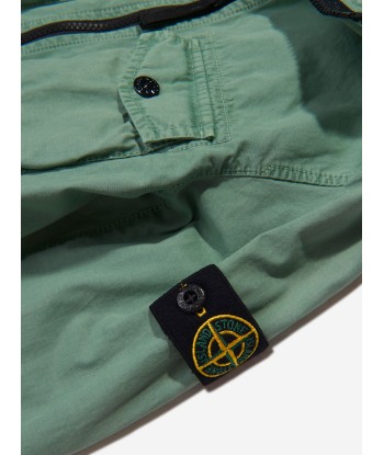 Stone Island Junior Boys Zip Up Hooded Shacket Toutes les collections ici