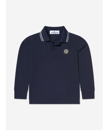 Stone Island Junior Boys Long Sleeve Polo Shirt Les magasins à Paris