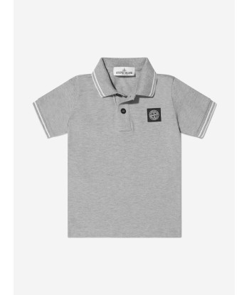 Stone Island Junior Boys Logo Polo Shirt Voir les baskets