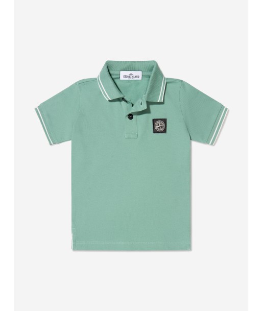 Stone Island Junior Boys Logo Polo Shirt Les êtres humains sont 