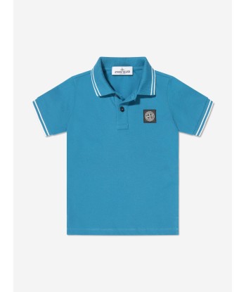 Stone Island Junior Boys Logo Polo Shirt Les êtres humains sont 