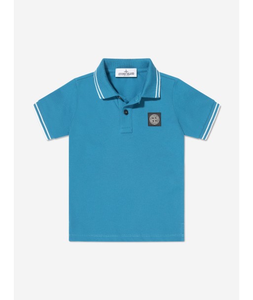 Stone Island Junior Boys Logo Polo Shirt Les êtres humains sont 