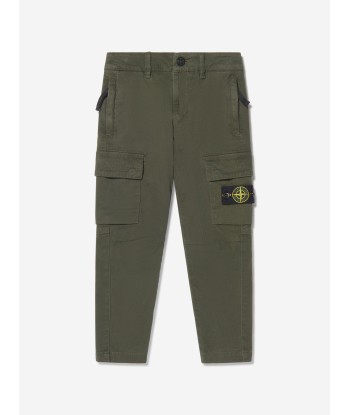 Stone Island Junior Boys Logo Cargo Trousers en ligne des produits 