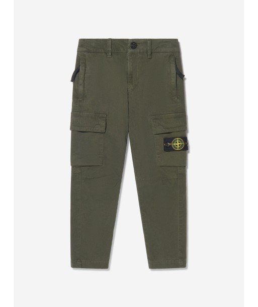 Stone Island Junior Boys Logo Cargo Trousers en ligne des produits 