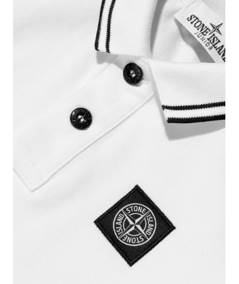 Stone Island Junior Boys Long Sleeve Polo Shirt prix