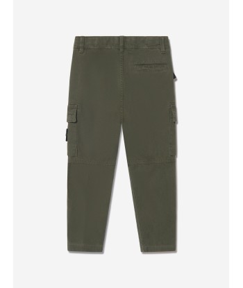 Stone Island Junior Boys Logo Cargo Trousers en ligne des produits 