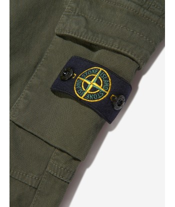 Stone Island Junior Boys Logo Cargo Trousers en ligne des produits 