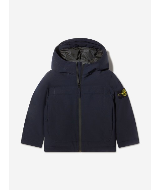 Stone Island Junior Boys Hooded Zip Up Jacket Les magasins à Paris et en Île-de-France