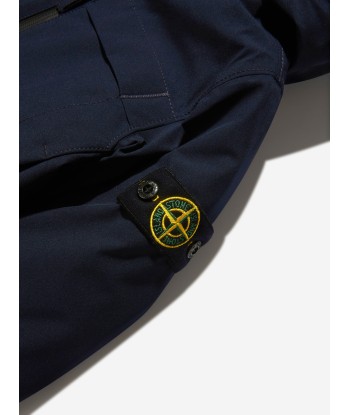 Stone Island Junior Boys Hooded Zip Up Jacket Les magasins à Paris et en Île-de-France