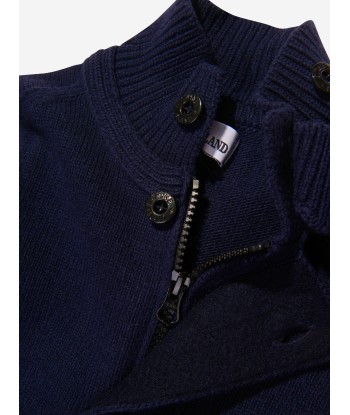 Stone Island Junior Boys Funnel Neck Knitted Cardigan france