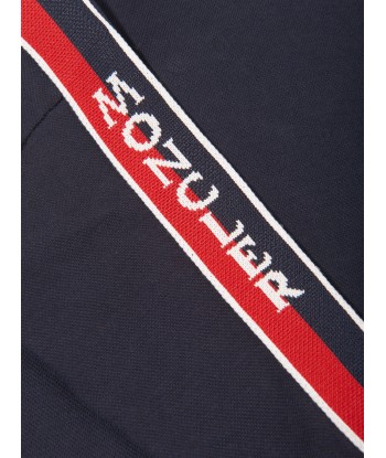 Moncler Enfant Baby Boys Long Sleeve Polo Shirt in Navy français