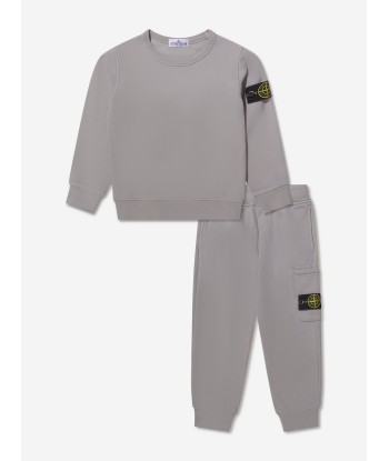 Stone Island Junior Boys Logo Badge Tracksuit offre 