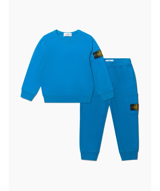 Stone Island Junior Boys Logo Badge Tracksuit Economisez 