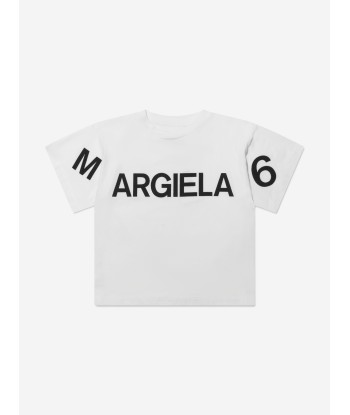 MM6 Maison Margiela Kids Logo Print T-Shirt Fin de série