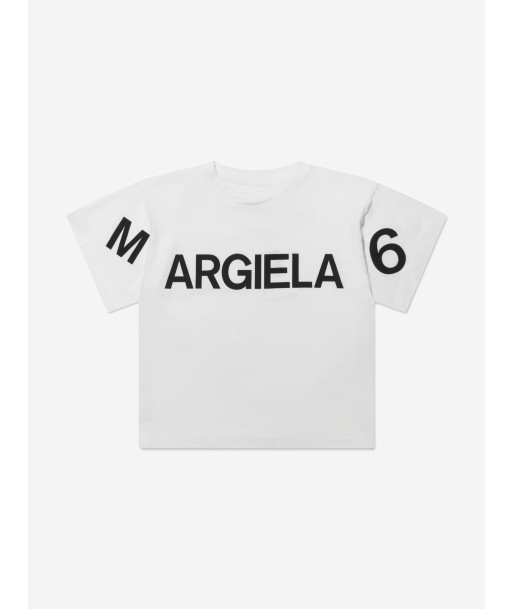 MM6 Maison Margiela Kids Logo Print T-Shirt Fin de série