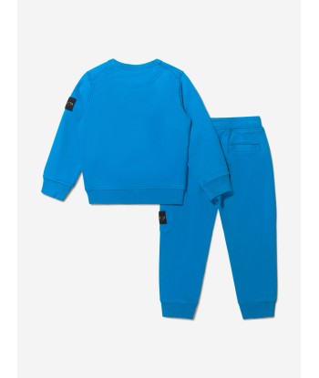 Stone Island Junior Boys Logo Badge Tracksuit Economisez 