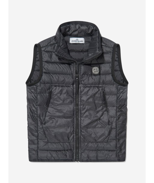 Stone Island Junior Boys Down Padded Gilet rembourrage situé sous