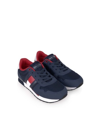 Tommy Hilfiger Boys Lace Up Logo Trainers Amélioration de cerveau avec