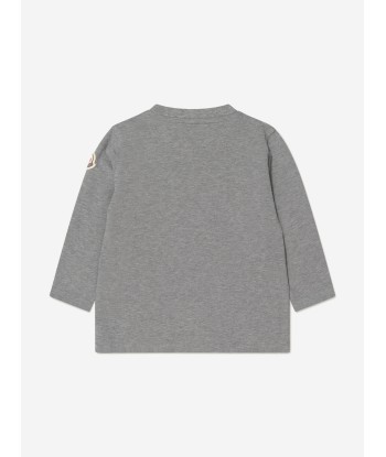 Moncler Enfant Baby Boys Long Sleeve Logo T-Shirt hantent personnes