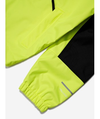 The North Face Boys Antora Rain Jacket in Yellow s'inspire de l'anatomie humaine