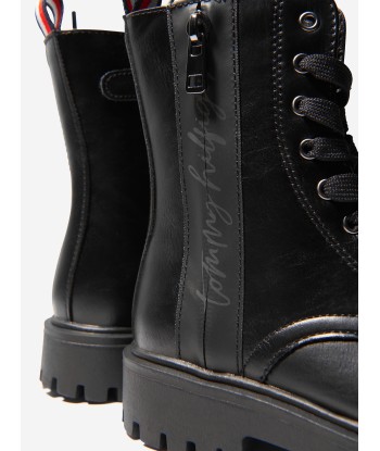 Tommy Hilfiger Girls Lace Up Boots solde