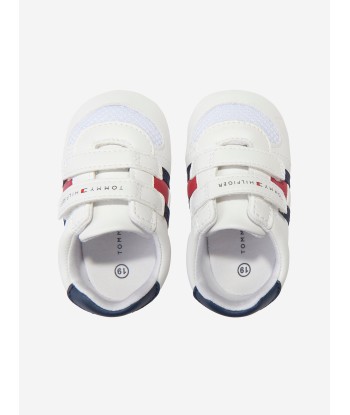 Tommy Hilfiger Baby Boys Velcro Strap Pre-Walker Trainers hantent personnes