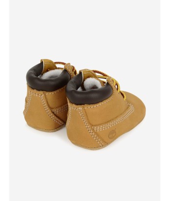 Timberland Baby Nubuck Crib Booties And Hat Set acheter