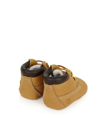 Timberland Baby Nubuck Crib Booties And Hat Set pas cher