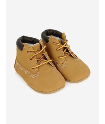 Timberland Baby Nubuck Crib Booties And Hat Set acheter