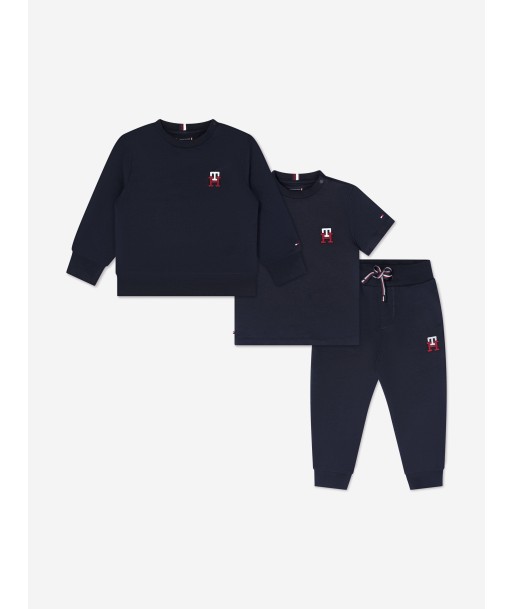 Tommy Hilfiger Baby Organic Cotton Tracksuit Set (3 Piece) basket pas cher