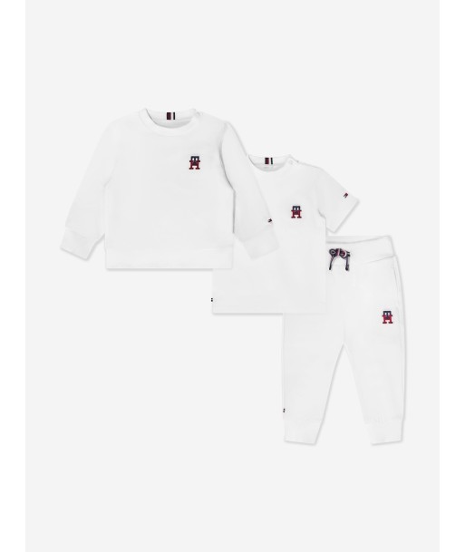 Tommy Hilfiger Baby Organic Cotton Tracksuit Gift Set (3 Piece) les ctes