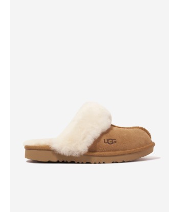 UGG Girls Cozy II Slippers in Brown prix