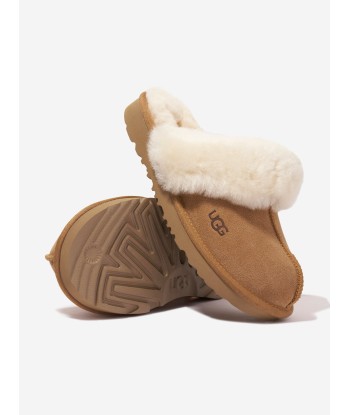 UGG Girls Cozy II Slippers in Brown prix