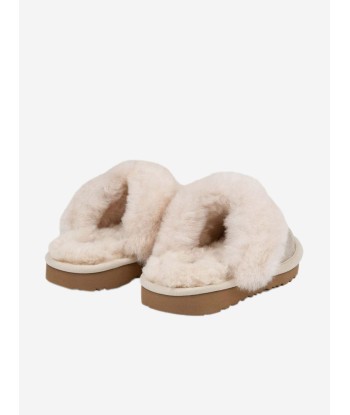 UGG Girls Sheepskin Cozy II Metallic Slippers soldes