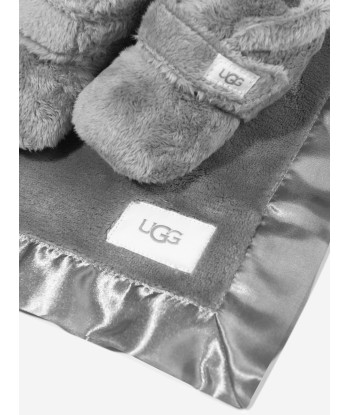 UGG Baby Bixbee Booties And Blanket Gift Set les muscles