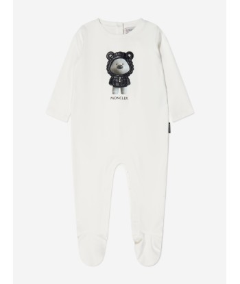 Moncler Enfant Baby Bear Print Babygrow de votre