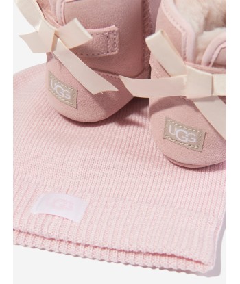 UGG Baby Girls Jesse Bow II And Beanie Gift Set en ligne des produits 