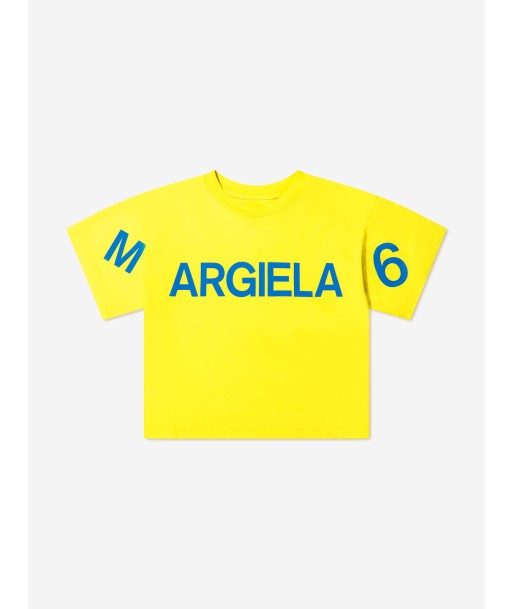 MM6 Maison Margiela Kids Logo Print T-Shirt Pour