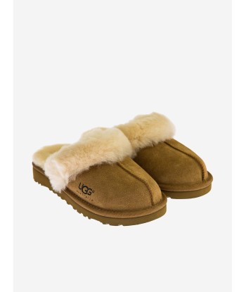 UGG Girls Suede Cozy II Slippers destockage