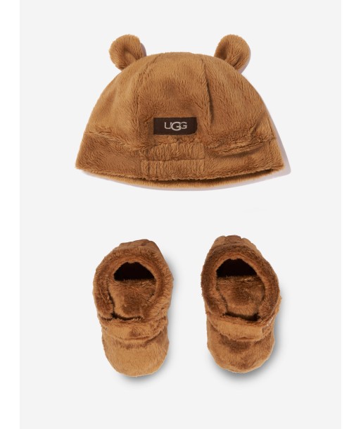 UGG Baby Bixbee Booties And Beanie Gift Set store