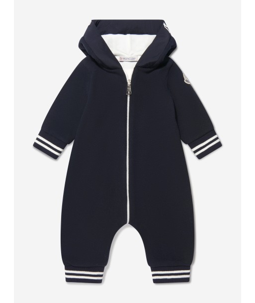 Moncler Enfant Baby Hooded Logo Onesie Toutes les collections ici