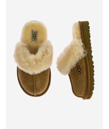 UGG Girls Suede Cozy II Slippers destockage