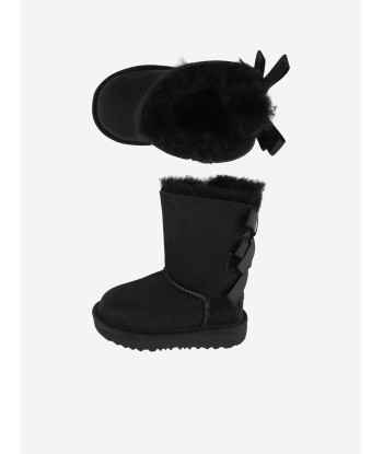 UGG Girls Suede Bailey Bow II Boots 50-70% off 