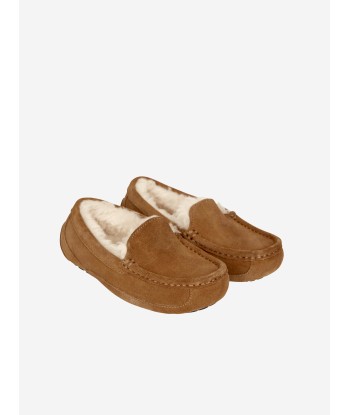 UGG Kids Ascot Slippers in Brown de pas cher