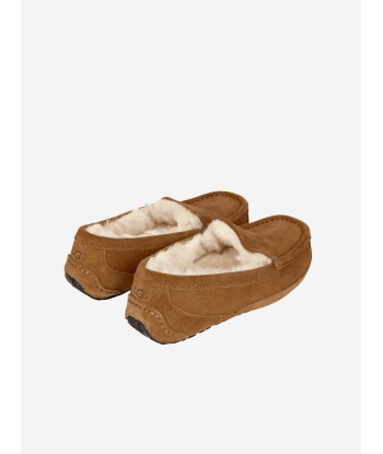 UGG Kids Ascot Slippers in Brown de pas cher