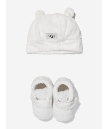 UGG Baby Bixbee Booties And Beanie Gift Set l'achat 